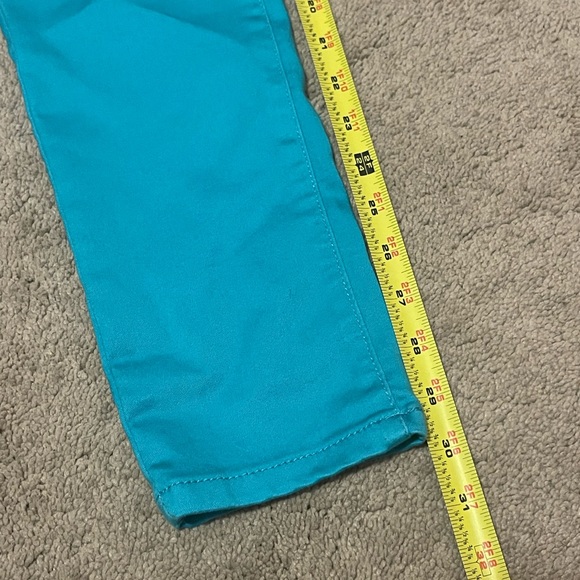 Celebrity Pink Colored Khaki Ankle Mid Rise Pants - Picture 6 of 6